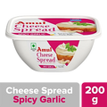 Amul Spicy Garlic Cheese Spread, 200 g Tub