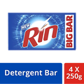 Rin Detergent Bar, 1 kg (Pack of 4)
